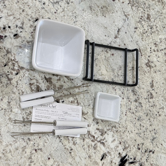 Pampered Chef Simple Additions Fondue Set - Picture 9 of 16